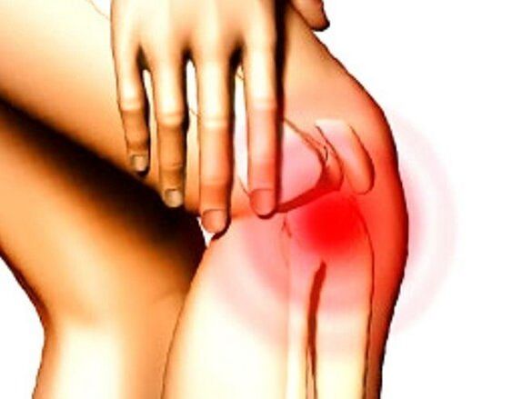 Knee pain due to meniscus injury