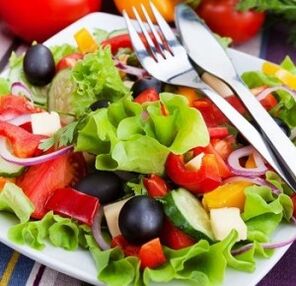 Vegetable salad cure shoulder arthritis